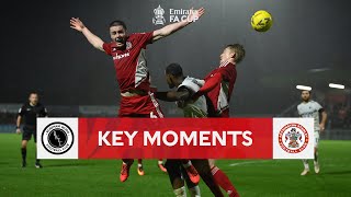 Boreham Wood v Accrington Stanley  Key Moments  Third Round  Emirates FA Cup 202223 [upl. by Aramo]