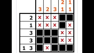 Nonograms Tutorial  1 Rules [upl. by Aikahs]