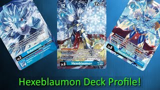 Digimon TCG Hexeblaumon BT17EX7 Deck Profile [upl. by Eimiaj395]