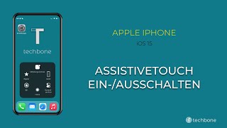 AssistiveTouch einausschalten  Apple iPhone iOS 15 [upl. by Ariaj]