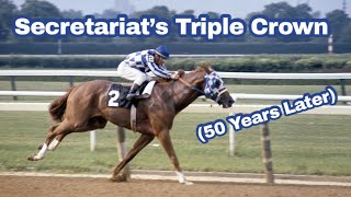 Secretariat’s Triple Crown 50 Years Later [upl. by Gnod75]