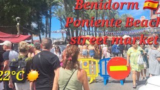 MERCADO MEDIEVAL DE BENIDORM  Poniente Beach Front ⛱️ 4k Walk Tour youtubeshorts mercedes reels [upl. by Svoboda]