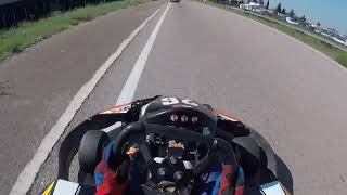 KartmaX 2223  Racing Kart Beaucaire RKB piste Julie Tonelli  course 1  gr A [upl. by Fayola172]