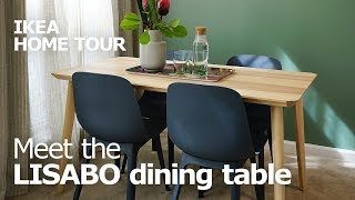 Stain Resistant LISABO Dining Room Tables  IKEA Home Tour [upl. by Senzer973]