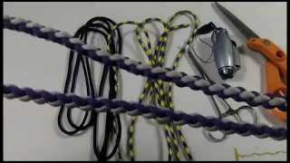 Rock Paracord  How to Make a Round Braid Lanyard [upl. by Schiro]