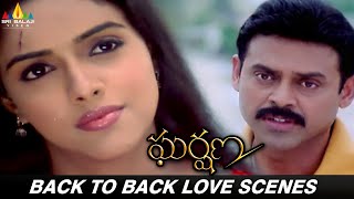 Venkatesh and Asin Love Scenes Back to Back  Gharshana  Telugu Movie Scenes SriBalajiMovies [upl. by Aicnilav]