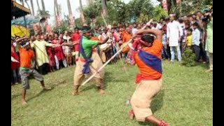 গ্রাম বাংলার ঐতিহ্যবাহি লাঠি খেলা  Lathi Khela [upl. by Yaned]