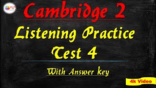 Cambridge 2 IELTS Listening Practice Test 4 with Answer Key  Mic House Agency Listening Sample 2021 [upl. by Suhpesoj]