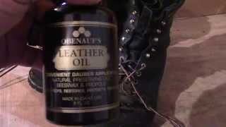 Obenaufs leather oil Boot Care [upl. by Bodkin812]