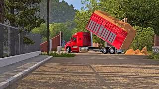 FREIGHTLINER CASCADIA 2023 TORTON DESCARGANDO SORGO [upl. by Eahsed282]