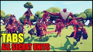 ALL TABS Secret Units Unlock Tutorial [upl. by Ginzburg]