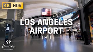 Walking in Los Angeles International AirportLAX  TBIT  🇺🇸 Los Angeles California 4K60FPS [upl. by Ruyle]