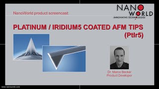 NanoWorld Platinum  Iridium5 PtIr5 Coated AFM Tips Screencast [upl. by Kehr603]