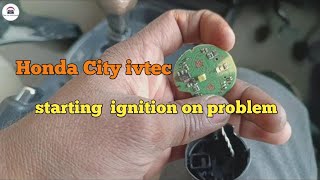 Honda I vtec starting problem  engine start stop button replacement  ignition on problem [upl. by Eerpud]