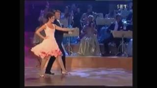 André Rieu is dancing the Ländler with Barbara Wussow [upl. by Nivrek]