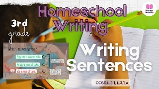 Teach Your 3rd Grader How to Write Sentences  Sentence Writing For Kids [upl. by Nomolas]