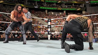 Seth Rollins vs Roman Reigns Money In The Bank 2016 Highlights [upl. by Lednek]