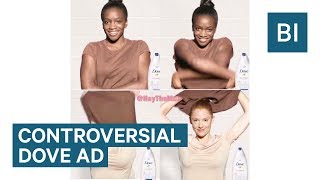 People are accusing this Dove ad of being racist [upl. by Ellary251]