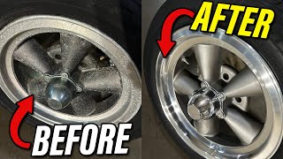 How to RESTORE Aluminum Wheels 🛞 Crazy Before  After [upl. by Altheta]