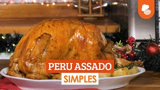 Peru assado simples — Receitas TudoGostoso [upl. by Mckee256]