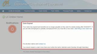 How to Reopen California EDD Unemployment Insurance Benefits UI Online Claim [upl. by Barren]