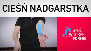 Cieśń nadgarstka mobilizacja  kinesiotaping [upl. by Anillehs]