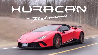 2018 Lamborghini Huracan Performante Spyder Review  Screaming V10 [upl. by Asirac985]