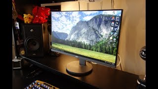 AOC I2490VXQ review  1080p 60Hz IPS monitor with style  By TotallydubbedHD [upl. by Dis]