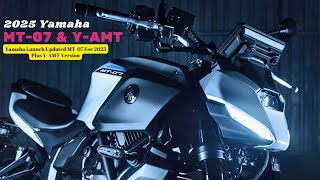 Yamaha Launch Updated MT07 For 2025 Plus YAMT Version [upl. by Luanni]