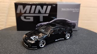 MINI GT 164 Nissan Silvia S15 Rocket Bunny Black Pearl MGT00602 [upl. by Rim953]