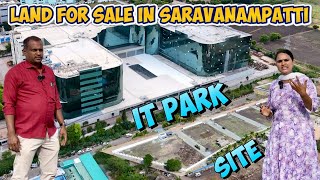 Land For Sale In Saravanampatti Near IT Park Coimbatore  DTCP site  Just 900 meters from SEZ IT [upl. by Irmo]