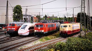 Modelleisenbahn H0  Moderne Zugfahrten mit Signalspielereien [upl. by Fernande]