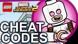 LEGO Marvel Superheroes 2  All Gwenpool Cheat Codes [upl. by Odlavso]