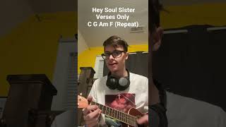 Hey Soul Sister On Ukulele Made Easy Learn how to play in 15 seconds [upl. by Anolla]