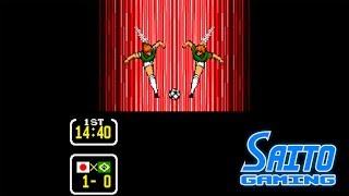 Captain Tsubasa 3 Super Famicom  Match 20 Japan vs Brazil [upl. by Aillimac]