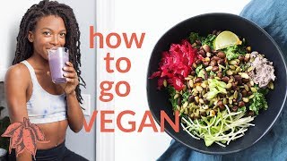 Beginners Guide to Going VEGAN 🍠🌿 [upl. by Flanagan]