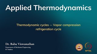 Thermodynamic cycles  Vapor compression refrigeration cycle [upl. by Lekar]