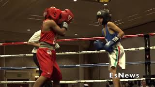 Mayweather Promotion Curmel Moton Fight Hard For The Win EsNews Boxing [upl. by Abagael]