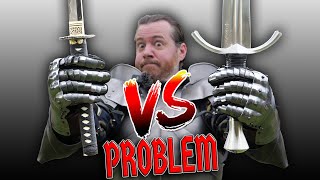 The PROBLEMS with katana vs longsword comparisons [upl. by Thecla802]