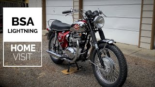 Original 1969 BSA Lightning 650cc Motorcycle [upl. by Flight]