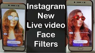 How to enable and use new Instagram Live video Face Filters [upl. by Aiekam62]