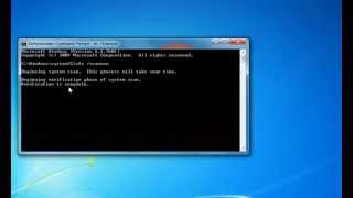 How to Run Sfc scannow command in Windows 7 [upl. by Auqined873]