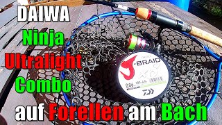 DAIWA Ninja Ultralight Combo  Ninja X UL Spin 190m 19g  Ninja LT 1000 [upl. by Aennaej]