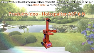 ATIKA Produktfilm  Holzspalter ASP 6 N [upl. by Nager]