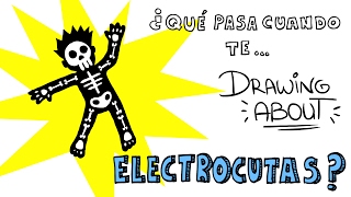 ¿QUÉ LE PASA A TU CUERPO SI TE ELECTROCUTAS  Drawing About [upl. by Coleville]