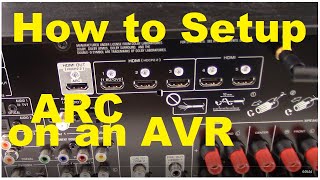 how to setup arc on avr home theater [upl. by Derina954]