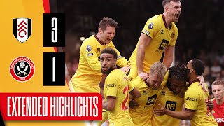 Fulham 31 Sheffield United  Extended Premier League highlights [upl. by Stout]