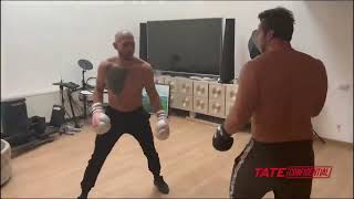 Andrew Tate Vs Tristan Tate  Sparring [upl. by Evan]