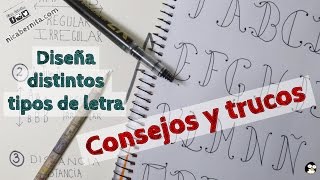 LETRAS para TÍTULOS de cuaderno  Cómo hacer TÍTULOS BONITOS para tus apuntes y portadas [upl. by Nrubua]