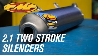 FMF 21 Two Stroke Exhaust Silencers [upl. by Sollie]